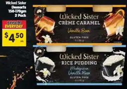 Spar Wicked Sister Desserts offer