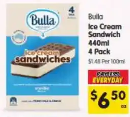 Spar Bulla ice cream sandwiches Ice Cream Sandwich offer