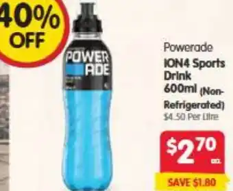 Spar Powerade ION4 Sports Drink offer