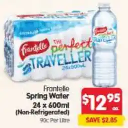 Spar Frantelle Spring Water offer