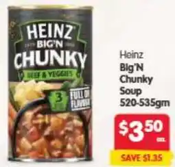 Spar Heinz Big'N Chunky Soup offer