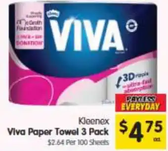 Spar Kleenex Viva Paper Towel offer