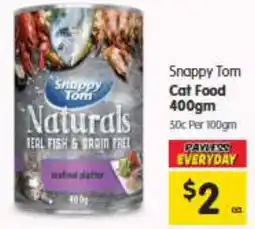 Spar Snappy Tom Cat Food offer
