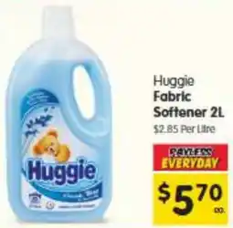 Spar Huggie Fabric Softener offer