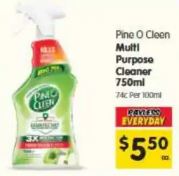Spar Pine O Cleen Multi Purpose Cleaner offer