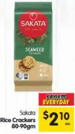 Spar Sakata Rice Crackers offer