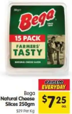 Spar Bega Natural Cheese Slices offer