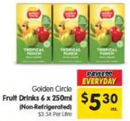 Spar Golden Circle Fruit Drinks offer