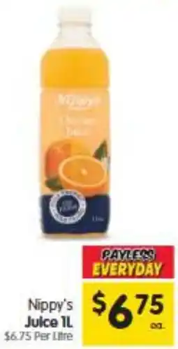 Spar Nippy's Juice offer