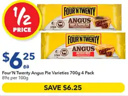 Ritchies Four'N Twenty Angus Pie Varieties offer