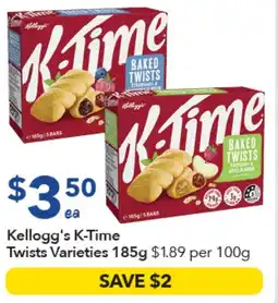 Ritchies Kellogg's K-Time Twists Varieties offer