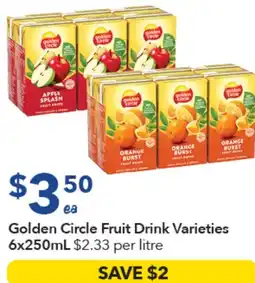 Ritchies Golden Circle Fruit Drink Varieties offer