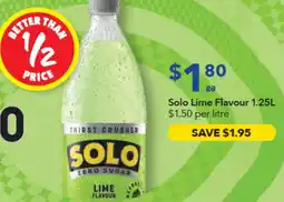 Ritchies Solo Lime Flavour offer