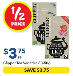 Ritchies Clipper Tea Varieties offer