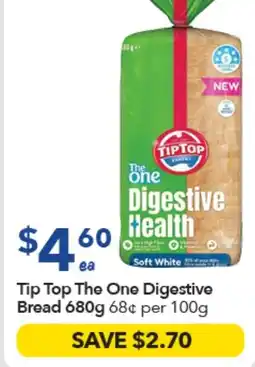 Ritchies Tip Top The One Digestive Bread offer