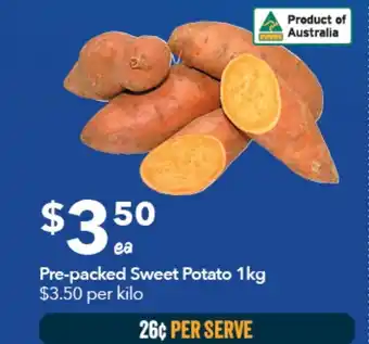 Ritchies Pre-packed Sweet Potato offer