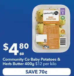 Ritchies Community Co Baby Potatoes & Herb Butter offer