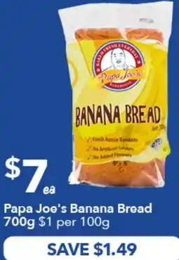 Ritchies Papa Joe's Banana Bread offer