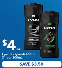 Ritchies Lynx Bodywash offer