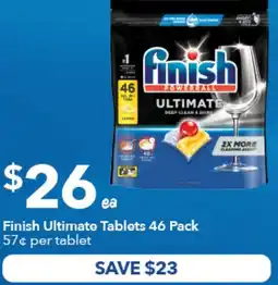 Ritchies Finish Ultimate Tablets 46 Pack offer