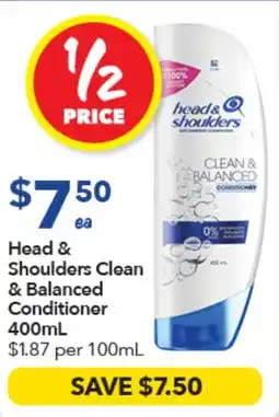 Ritchies Head & Shoulders Clean & Balanced Conditioner offer