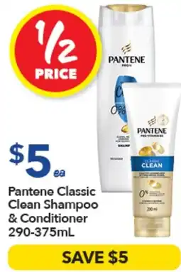 Ritchies Pantene Classic Clean Shampoo & Conditioner offer