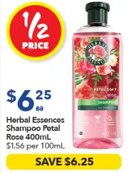 Ritchies Herbal Essences Shampoo Petal Rose offer