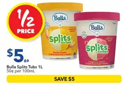 Ritchies Bulla Splits Tubs offer