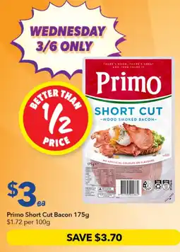 Ritchies Primo Short Cut Bacon offer