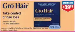 Chemist Warehouse Gro Hair Extra Strength offer
