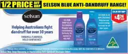 Chemist Warehouse Selsun Blue Deep Cleansing or Replenishing Anti-Dandruff Shampoo offer