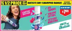 Chemist Warehouse Batiste Dry Shampoo Electrify offer