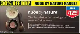 Chemist Warehouse Nude by Nature Range offer