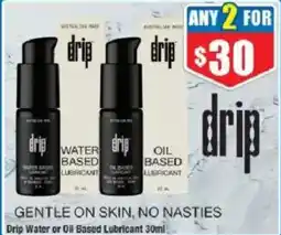Chemist Warehouse Drip Water or Oil Based Lubricant offer