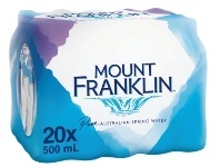 Mount Franklin Still Water 20 Pack x 500ml