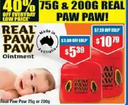 Chemist Warehouse Real Paw Paw offer