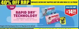 Chemist Warehouse Huggies Ultra Dry Nappies Boy or Girl offer