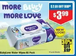 Chemist Warehouse BabyLove Water Wipes offer