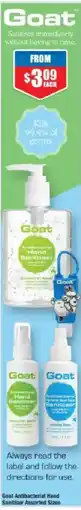 Chemist Warehouse Goat Antibacterial Hand Sanitiser offer