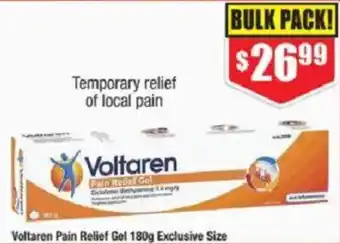 Chemist Warehouse Voltaren Pain Relief Gel offer