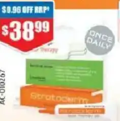 Chemist Warehouse Strataderm Scar Therapy Silicon Gel offer