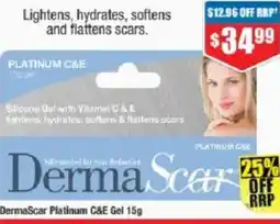 Chemist Warehouse DermaScar Platinum C&E Gel offer