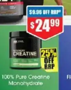 Chemist Warehouse Optimum Nutrition Selected Range offer
