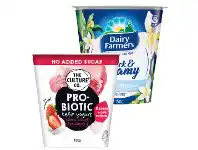 The Culture Co. or Dairy Farmers Thick & Creamy Yoghurt 150g