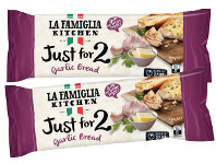 Foodworks La Famiglia Just for 2 Garlic Bread 170g offer