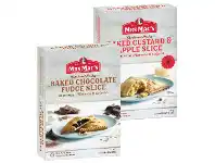 Foodworks Mrs Mac’s Chocolate Fudge or Custard & Apple Slice 2 Pack 240g offer
