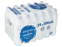Foodworks Crystal Waters Natural Spring Water 24 Pack x 600ml offer