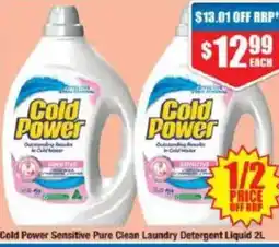 Chemist Warehouse Cold Power Sensitive Pure Clean Laundry Detergent Liquid offer