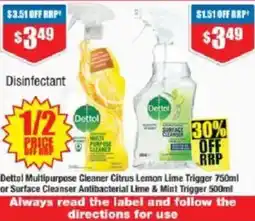 Chemist Warehouse Dettol Multipurpose Cleaner Citrus Lemon Lime Trigger offer