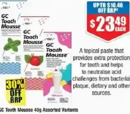 Chemist Warehouse GC Tooth Mousse offer